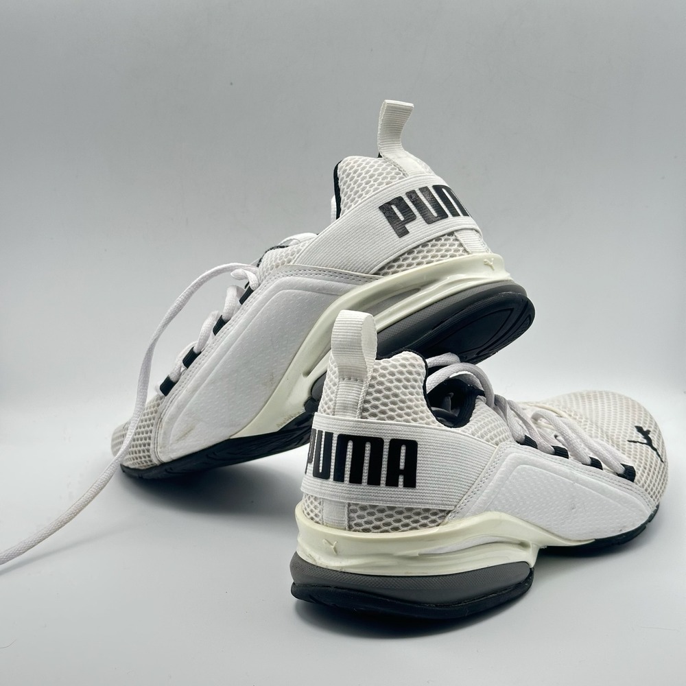 Puma Cell Regulate Mesh Mens White Black Running Shoes 194384-07 Size 10 - Picture 5 of 8